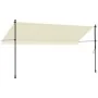 Toldo retráctil de tela y acero crema 400x150 cm von , Markisen - Ref: Foro24-368749, Preis: 97,65 €, Rabatt: %