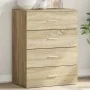Aparador de madera de ingeniería roble Sonoma 60x39x80 cm de , Aparadores - Ref: Foro24-840529, Precio: 102,73 €, Descuento: %
