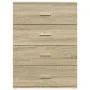 Aparador de madera de ingeniería roble Sonoma 60x39x80 cm de , Aparadores - Ref: Foro24-840529, Precio: 102,73 €, Descuento: %