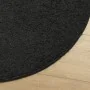 Alfombra peluda de pelo largo moderna PAMPLONA negra Ø 100 cm de , Alfombras - Ref: Foro24-375288, Precio: 30,82 €, Descuento: %