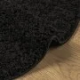 Alfombra peluda de pelo largo moderna PAMPLONA negra Ø 100 cm de , Alfombras - Ref: Foro24-375288, Precio: 30,82 €, Descuento: %
