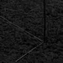 Alfombra peluda de pelo largo moderna PAMPLONA negra Ø 100 cm de , Alfombras - Ref: Foro24-375288, Precio: 30,82 €, Descuento: %