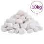 Guijarros pulidos blancos 10 kg 2-5 cm de , Decoración de acuarios - Ref: Foro24-155329, Precio: 34,36 €, Descuento: %