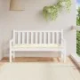 Cojín para banco de jardín tela Oxford crema 150x50x7 cm by , Cushions for chairs and sofas - Ref: Foro24-361604, Price: 32,2...