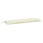 Cojín para banco de jardín tela Oxford crema 150x50x7 cm by , Cushions for chairs and sofas - Ref: Foro24-361604, Price: 32,2...
