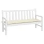 Cojín para banco de jardín tela Oxford crema 150x50x7 cm by , Cushions for chairs and sofas - Ref: Foro24-361604, Price: 32,2...