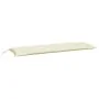 Cojines de banco de jardín 2 uds blanco crema 150x50x7 cm de , Cojines para sillas y sofás - Ref: Foro24-361699, Precio: 59,4...