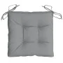 Cojines de silla de jardín 2 uds tela Oxford gris 40x40x7 cm de , Cojines para sillas y sofás - Ref: Foro24-361453, Precio: 1...