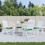 Cojines de silla de jardín 4 uds tela Oxford verde 40x40x7 cm by , Cushions for chairs and sofas - Ref: Foro24-361466, Price:...