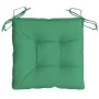 Cojines de silla de jardín 4 uds tela Oxford verde 40x40x7 cm by , Cushions for chairs and sofas - Ref: Foro24-361466, Price:...