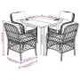 Set de muebles jardín 5 pzas con cojines ratán sintético negro de , Conjuntos de jardín - Ref: Foro24-3212083, Precio: 500,24...