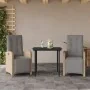 Sillas y mesita de jardín 3 piezas ratán sintético cojín beige by , Garden sets - Ref: Foro24-3212584, Price: 396,70 €, Disco...