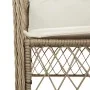 Set comedor de jardín 5 pzas con cojines ratán sintético beige von , Gartensets - Ref: Foro24-3212146, Preis: 573,55 €, Rabat...