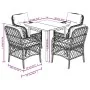 Set comedor de jardín 5 pzas con cojines ratán sintético beige von , Gartensets - Ref: Foro24-3212146, Preis: 573,55 €, Rabat...