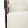 Set comedor de jardín 3 piezas y cojines ratán sintético marrón | Tu tienda online para hogar, jardín y más Foro24.es