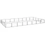 Perrera acero 32 m² negra by , Dog kennels and fences - Ref: Foro24-3082147, Price: 422,99 €, Discount: %