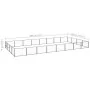 Perrera acero 32 m² negra by , Dog kennels and fences - Ref: Foro24-3082147, Price: 422,99 €, Discount: %
