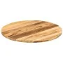 Tablero de mesa redondo madera maciza mango rugosa Ø 90x2,5 cm by , Table tops - Ref: Foro24-370015, Price: 148,31 €, Discoun...