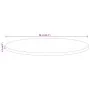 Tablero de mesa redondo madera maciza mango rugosa Ø 90x2,5 cm by , Table tops - Ref: Foro24-370015, Price: 148,31 €, Discoun...
