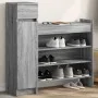 Zapatero madera de ingeniería gris Sonoma 100,5x28x100 cm von , Schuhregale und Schuhorganisatoren - Ref: Foro24-840427, Prei...