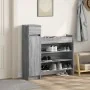 Zapatero madera de ingeniería gris Sonoma 100,5x28x100 cm von , Schuhregale und Schuhorganisatoren - Ref: Foro24-840427, Prei...