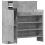 Zapatero madera de ingeniería gris hormigón 100,5x28x100 cm von , Schuhregale und Schuhorganisatoren - Ref: Foro24-840425, Pr...