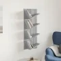 Estantería de pared 4 niveles gris Sonoma 33x16x90 cm by , Shelves and shelves - Ref: Foro24-840721, Price: 35,78 €, Discount: %