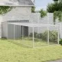 Caseta perros con corral acero galvanizado gris 153x396x110 cm von , Hundehütten - Ref: Foro24-3214223, Preis: 336,13 €, Raba...