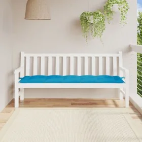 Cojín de banco de jardín tela Oxford azul 180x50x7 cm von , Kissen für Stühle und Sofas - Ref: Foro24-361625, Preis: 41,04 €,...