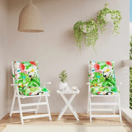 Cojines de silla de respaldo bajo 2 uds tela Oxford multicolor by , Cushions for chairs and sofas - Ref: Foro24-377722, Price...