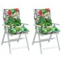 Cojines de silla de respaldo bajo 2 uds tela Oxford multicolor by , Cushions for chairs and sofas - Ref: Foro24-377722, Price...