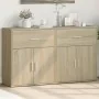 Aparador de madera de ingeniería 2 uds roble Sonoma 60x31x70 cm by , Sideboards - Ref: Foro24-3276548, Price: 130,46 €, Disco...