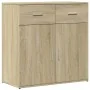 Aparadores 2 uds madera de ingeniería roble Sonoma 79x38x80 cm by , Sideboards - Ref: Foro24-3276618, Price: 210,48 €, Discou...