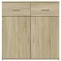 Aparadores 2 uds madera de ingeniería roble Sonoma 79x38x80 cm by , Sideboards - Ref: Foro24-3276618, Price: 210,48 €, Discou...