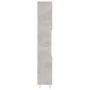 Armario de baño contrachapada gris hormigón 30x30x179 cm de , Muebles de baño - Ref: Foro24-802628, Precio: 88,06 €, Descuent...