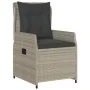 Set comedor de jardín 5 pzas cojines ratán sintético gris claro by , Garden sets - Ref: Foro24-3262906, Price: 587,07 €, Disc...