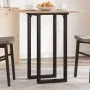 Patas de mesa de comedor estructura O acero 80x40x73 cm de , Patas para mesas - Ref: Foro24-357885, Precio: 67,61 €, Descuent...
