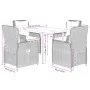 Set comedor de jardín 5 pzas cojines ratán sintético gris claro by , Garden sets - Ref: Foro24-3262904, Price: 517,87 €, Disc...