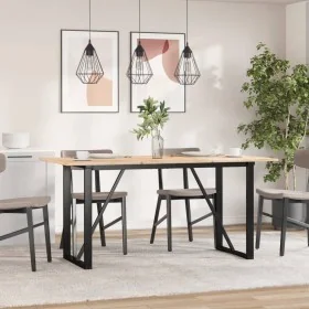 Patas de mesa de comedor estructura O acero 140x60x73 cm by , Table legs - Ref: Foro24-357887, Price: 88,25 €, Discount: %