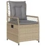 Set comedor de jardín 9 pzas con cojines ratán sintético beige by , Garden sets - Ref: Foro24-3263005, Price: 1,00 €, Discoun...