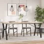 Patas de mesa de comedor estructura Y acero 180x80x73 cm by , Table legs - Ref: Foro24-357937, Price: 103,58 €, Discount: %