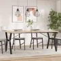 Patas de mesa de comedor estructura Y acero 180x80x73 cm by , Table legs - Ref: Foro24-357937, Price: 103,58 €, Discount: %