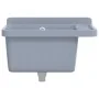 Fregadero lavabo de pared resina gris 50x35x24 cm de , Fregaderos - Ref: Foro24-4002797, Precio: 62,17 €, Descuento: %
