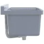 Fregadero lavabo de pared resina gris 50x35x24 cm de , Fregaderos - Ref: Foro24-4002797, Precio: 62,17 €, Descuento: %