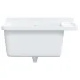 Fregadero utilitario de pared resina blanco 60x40x28 cm de , Fregaderos - Ref: Foro24-4002795, Precio: 80,33 €, Descuento: %