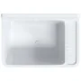 Fregadero utilitario de pared resina blanco 60x40x28 cm de , Fregaderos - Ref: Foro24-4002795, Precio: 80,33 €, Descuento: %