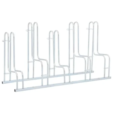 Soporte para 5 bicicletas suelo independiente acero galvanizado by , Bases and supports for storing bicycles - Ref: Foro24-40...