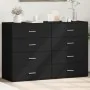 Aparadores 2 uds madera de ingeniería negro 60x39x80 cm de , Aparadores - Ref: Foro24-3276624, Precio: 204,97 €, Descuento: %