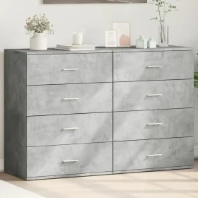 Aparadores 2 uds madera de ingeniería gris hormigón 60x39x80 cm de , Aparadores - Ref: Foro24-3276626, Precio: 186,40 €, Desc...