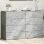Aparadores 2 uds madera de ingeniería gris hormigón 60x39x80 cm by , Sideboards - Ref: Foro24-3276626, Price: 186,39 €, Disco...
